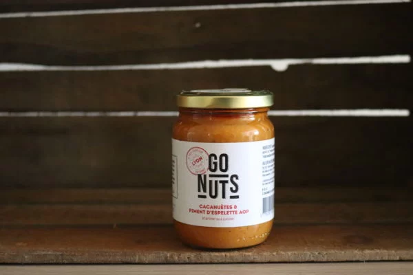 Tartinable cacahuètes piment d'espelette